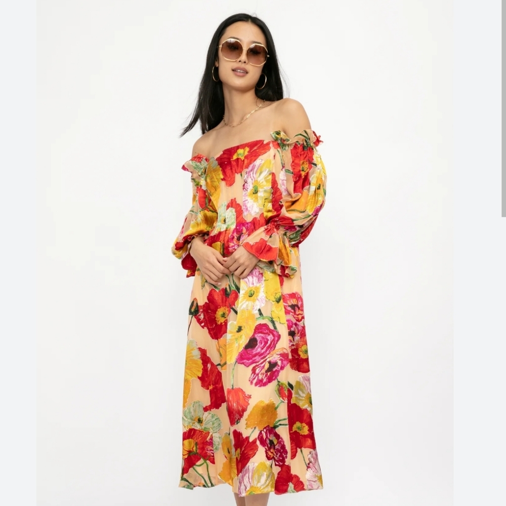 Cult Gaia Floral Ida dress